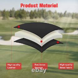 New Black Golf Cart Front Seat Cushion Set Fits Club Car DS