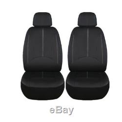 New Luxury PU Leather Car Seat Covers Auto SUV Interior Seat Cushions Front+Rear