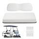 New White Golf Cart Front Seat Assembly Cushions Back For Club Car Ds 2000.5-up