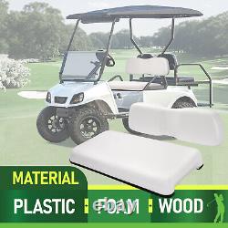 New White Golf Cart Front Seat Assembly Cushions Back For Club Car DS 2000.5-up