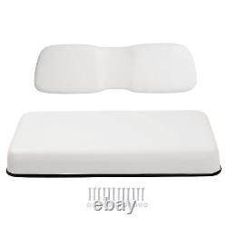 New White Golf Cart Front Seat Assembly Cushions Back For Club Car DS 2000.5-up