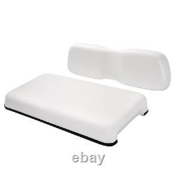 New White Golf Cart Front Seat Assembly Cushions Back For Club Car DS 2000.5-up