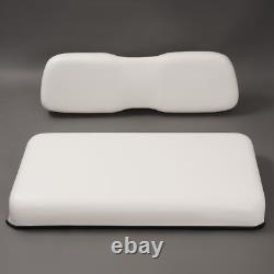 New White Golf Cart Front Seat Assembly Cushions Back For Club Car DS 2000.5-up