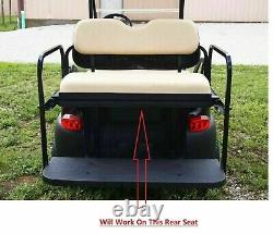 Padded Golf Cart Seat Cover Red Black For EZGO TXT Valor Club Car DS Precedent