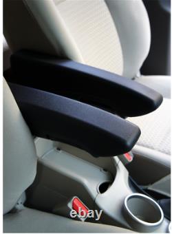 Pair Universal Black SUV Car Left/Right Seat Arm Rest Folding Pad with L Bracket