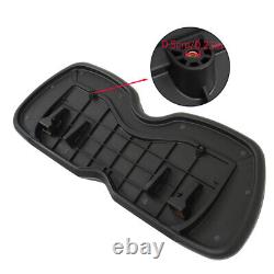 Premium Vinyl Black Front Seat Cushions For Club Car Precedent Golf Cart 04-2011