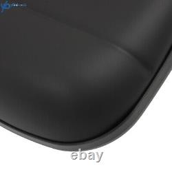 Premium Vinyl Black Front Seat Cushions for Club Car Precedent Golf Cart