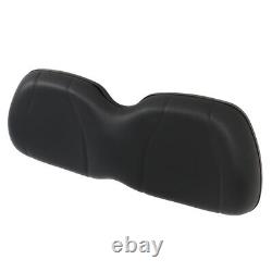 Premium Vinyl Front Seat Cushions for Club Car Precedent Golf Cart -Black