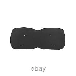 Premium Vinyl Front Seat Cushions for Club Car Precedent Golf Cart Black