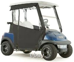 Pro-Touring 3-Sided Golf Cart Enclosure for Club Car Precedent Black