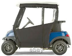 Pro-Touring 3-Sided Golf Cart Enclosure for Club Car Precedent Black