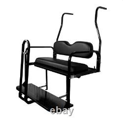 ProFX Rear Seat Kit with Grab Bar for Club Car DS (2000.5-Up) Golf Cart Black