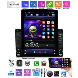 Quad Core Android 10 in Car Stereo WiFi GPS BT FM AM RDS Radio MP5 Player 1DIN