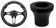 Rhox Steering Wheel Kit, Challenger Black/black 13 Fits Club Car Ds 1984+