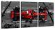 Racing Red Car Canvas Or Poster Print Supercar Formula 1 Wall Decor Pit Stop Art