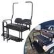 Rear Flip Back Seat Kit For 1982-2000 Club Car Ds Golf Cart With Grab Bar Handle