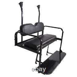 Rear Flip Seat Back Seat Kit For Club Car PRECEDENT/TEMPO Golf Cart with grab bar
