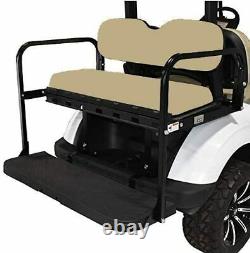 Rear Golf Cart Replacement STAPLE ON Seat Cover Set For Club Car EZGO Yamaha