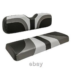 RedDot Blade Front Seat Covers Club Car DS Golf Cart Gray Charcoal Black