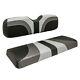 Reddot Blade Front Seat Covers Club Car Precedent Gray Charcoal Black