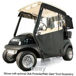 RedDot Chameleon 2 Passenger Golf Cart Track Enclosure Club Car Black