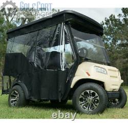 RedDot Chameleon 4 Passenger Track Style Black Enclosure Club Car