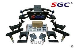 SGC 6 A-Arm Lift Kit + HD Rear Leaf Springs + 12 wheels/23 tires combo