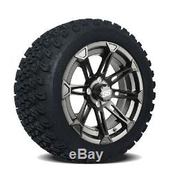 Set of 4 14 in Explorer Wheels on 23 All Terrain Tires for Lifted Golf Carts