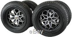 (Set of 4) 205/35R15 4 Ply Fusion Aluminum Golf Assembly with RADIAL TIRE