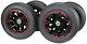 (set Of 4) 215/50-12 Glossy Black/red Aluminum Golf Tire Wheel Assemblies