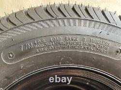 Set of 4 Loadstar 205 65 10 Golf Cart Tires & Wheels OEM Yamaha EZGO Club Car