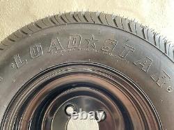 Set of 4 Loadstar 205 65 10 Golf Cart Tires & Wheels OEM Yamaha EZGO Club Car