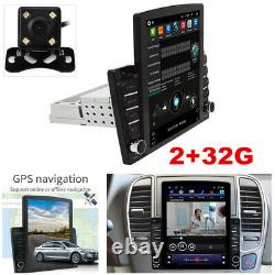 Single 1Din Android 8.1 Car Stereo Radio 10.1 Touch Screen MP5 Player GPS &Cam