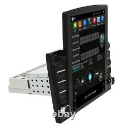 Single 1Din Android 8.1 Car Stereo Radio 10.1 Touch Screen MP5 Player GPS &Cam
