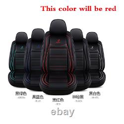 Standard Edition Car Seat Covers PU Leather Full Set For Interior Accessories