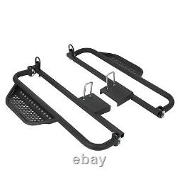 Steel Armor Nerf Bars With Brackets Step Down for Club Car DS Golf Carts 1982-UP