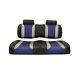 Tsunami Black/blue Front Seat Cushion For Club Car Precedent Golf Cart 04-11