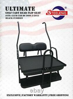 ULTIMATE Rear Flip seat kit for Club Car'DS' Golf Cart 2000.5-2013 (BLACK)