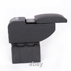 Universal 6 USB Rechargeable Style Car Charger Central Armrest Box Storage Case