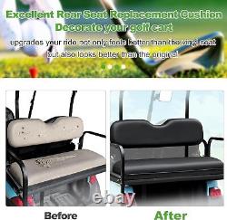 Universal Golf Cart Rear Seat Replacement Cushions for Yamaha EZGO Club Car