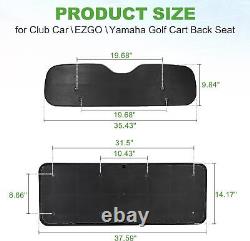 Universal Golf Cart Rear Seat Replacement Cushions for Yamaha EZGO Club Car