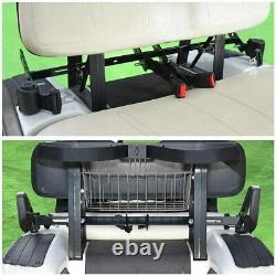 Universal Golf Cart Retractable 4 Seat Belts Mounting Bracket Set EZGO Club Car