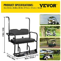 VEVOR Club Car DS Golf Cart Rear FlipSeat Kit 2000-2013 with Roof Support