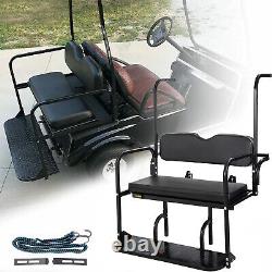 VEVOR Rear Flip SeatKit BackSeat For 2000-2013 Club Car DS Golf Cart Folding