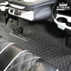 Xtreme Mats Full Coverage Golf Cart Floor Liner Mat Black For ClubCar Models