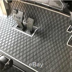 Xtreme Mats Full Coverage Golf Cart Floor Liner Mat Black For ClubCar Models