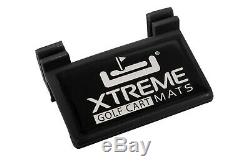 Xtreme Mats Full Coverage Golf Cart Floor Liner Mat Black For ClubCar Models